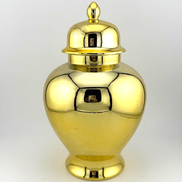 Japanese Ginger Jar Gold Gilt Silver Pheasant - Picture 3 of 10